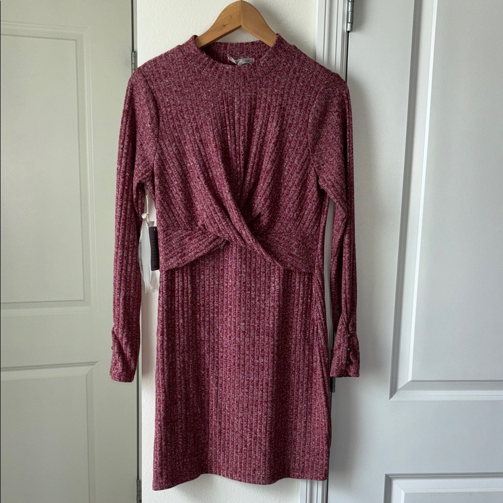 Maroon Knit Dress NWT